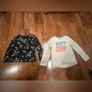 Old Navy Black and Cream Leggings Set